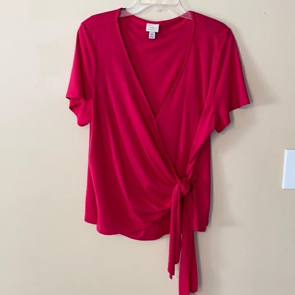 A New Day Juniors Knotted Front Top